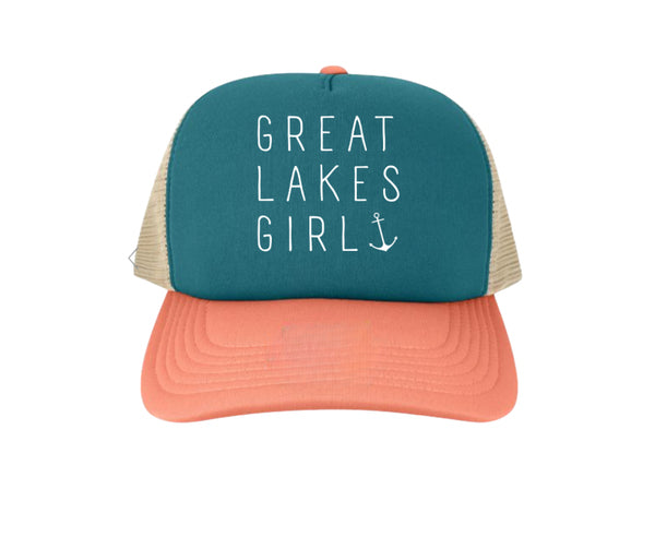 Snapback Hat: Great Lakes Girl