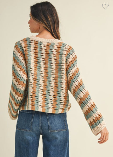 Vertical Stripe Sweater